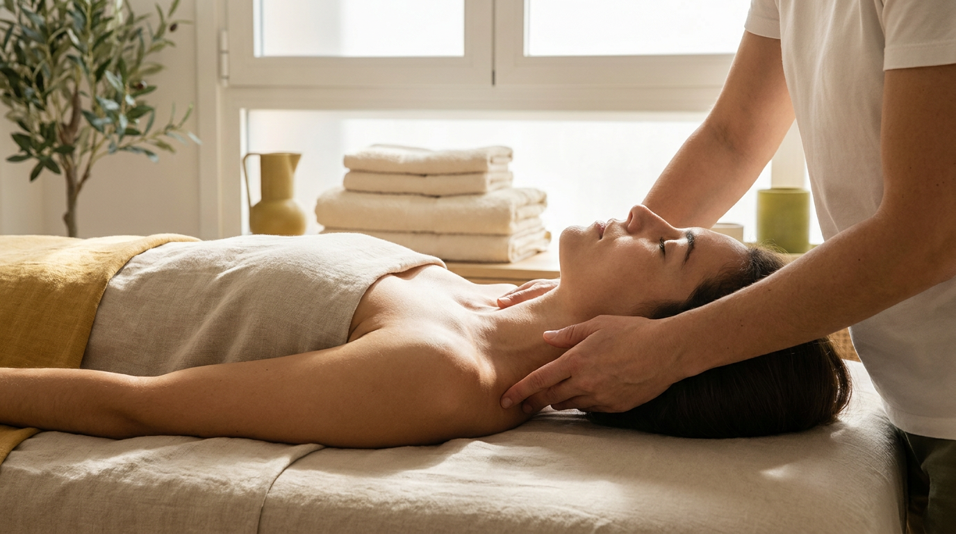 Tratamiento de fisioterapia para dolor cervical en Agalar Mungia