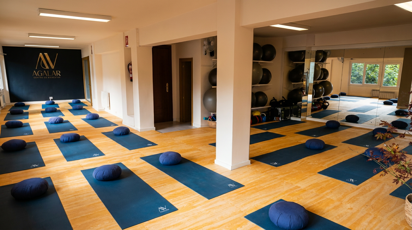 Comparativa pilates vs yoga en clases de Agalar Mungia