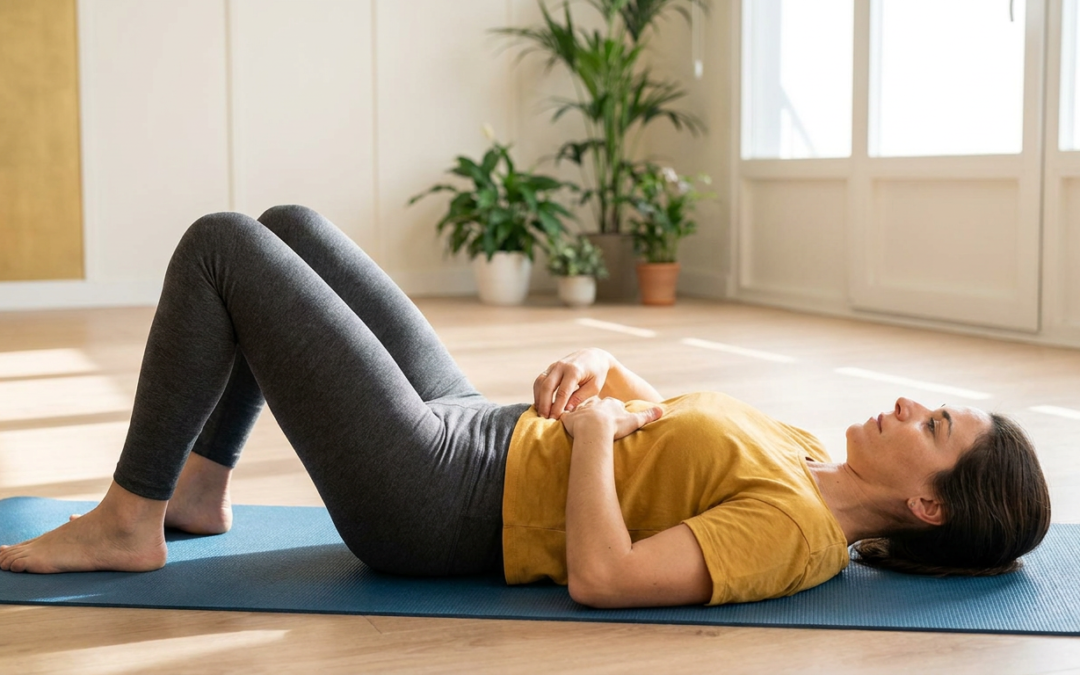 Autotest de diástasis abdominal en sala de Agalar Mungia